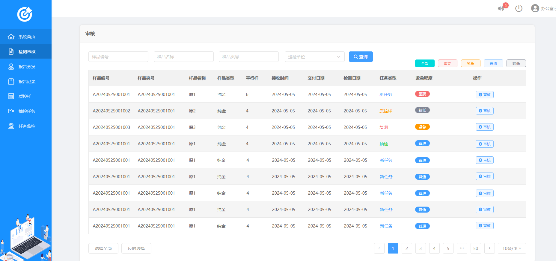 高效精准的实验室管理 LIMS实验室信息管理系统高保真原型解析